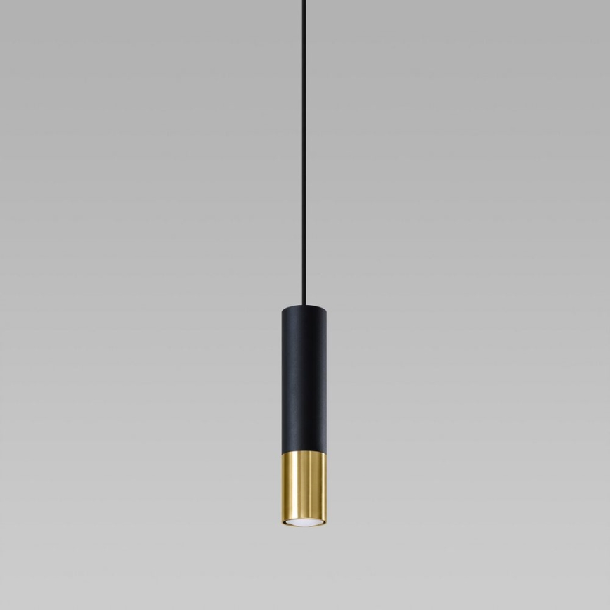 Candelabro suspenso LOOPEZ 1xGU10/40W/230V preto/dourado