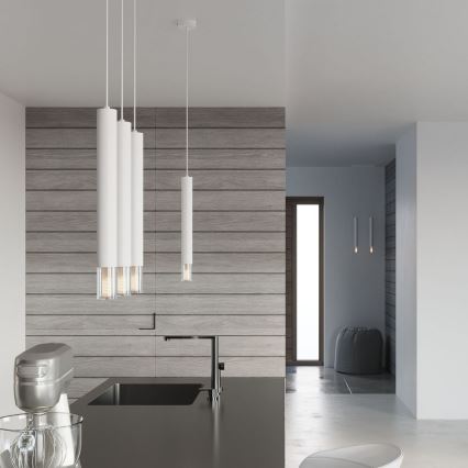 Candelabro suspenso VIZIER 2xG9/40W/230V branco