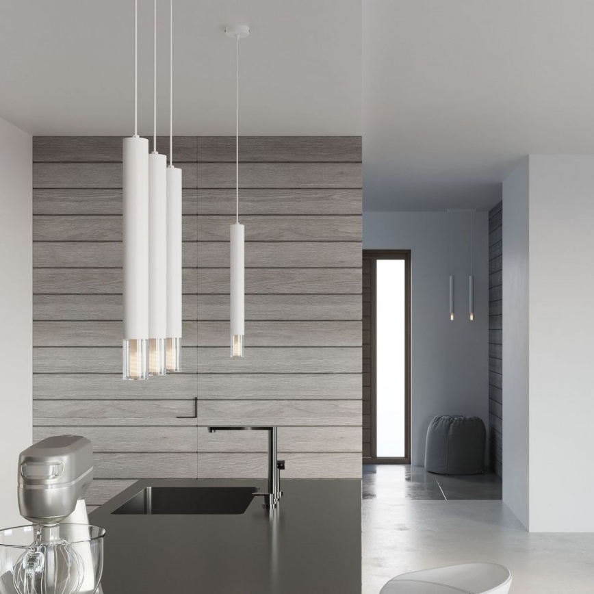 Candelabro suspenso VIZIER 2xG9/40W/230V branco