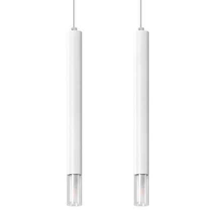 Candelabro suspenso VIZIER 2xG9/40W/230V branco