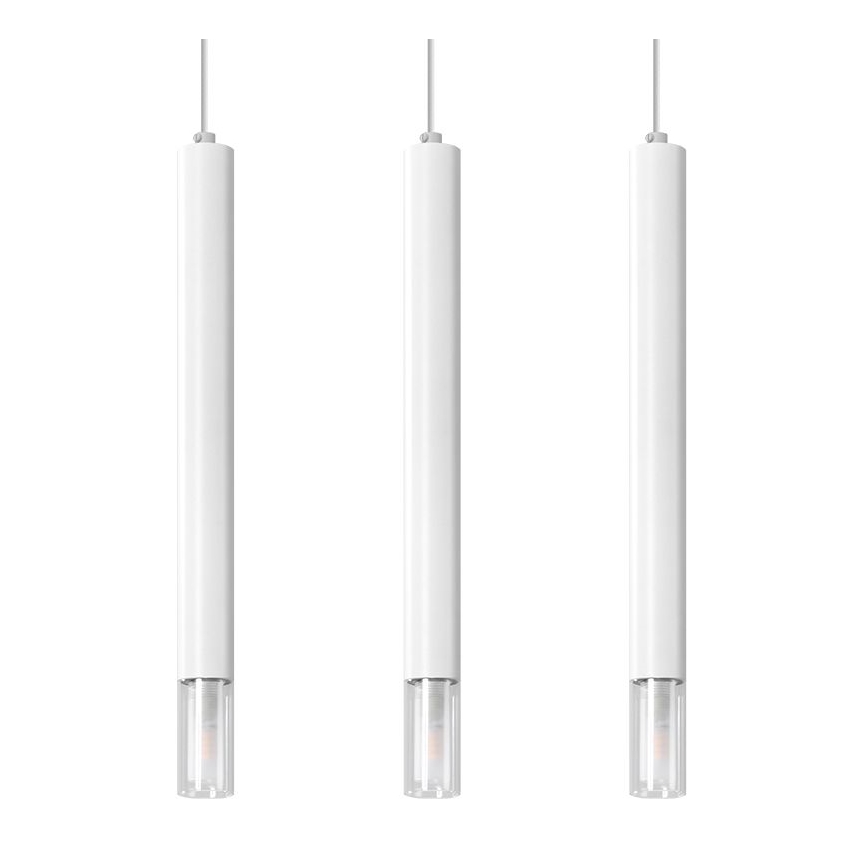 Candelabro suspenso VIZIER 3xG9/40W/230V branco
