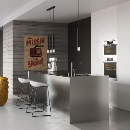 Candelabro suspenso VIZIER 2xG9/40W/230V preto