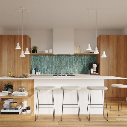 Candelabro suspenso TALEJA 1xE27/60W/230V branco