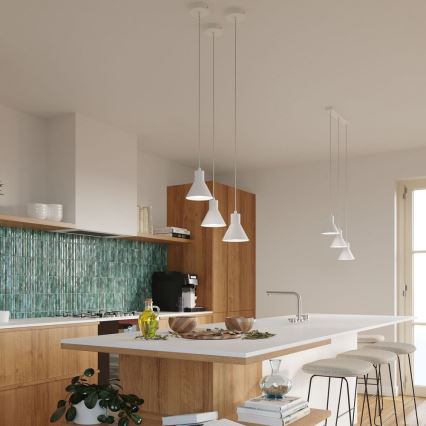 Candelabro suspenso TALEJA 1xE27/60W/230V branco