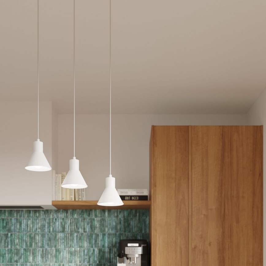 Candelabro suspenso TALEJA 1xE27/60W/230V branco