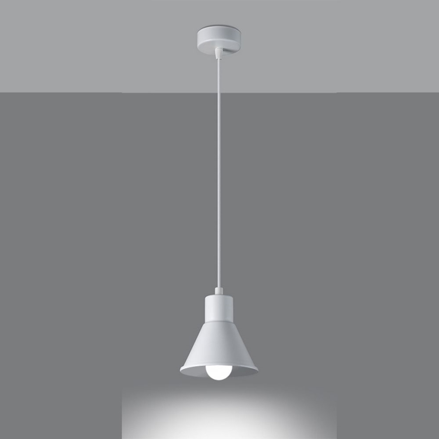 Candelabro suspenso TALEJA 1xE27/60W/230V branco