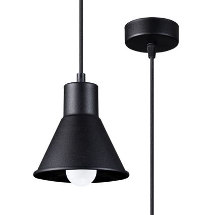 Candelabro suspenso TALEJA 1xE27/60W/230V preto