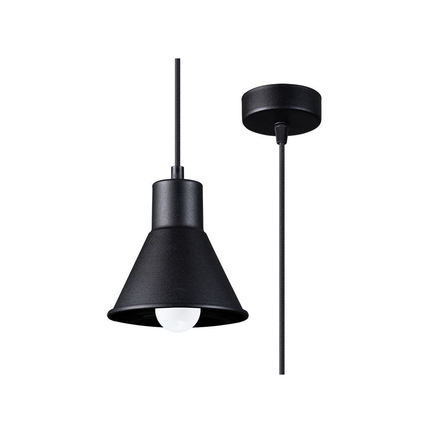 Candelabro suspenso TALEJA 1xE27/60W/230V preto