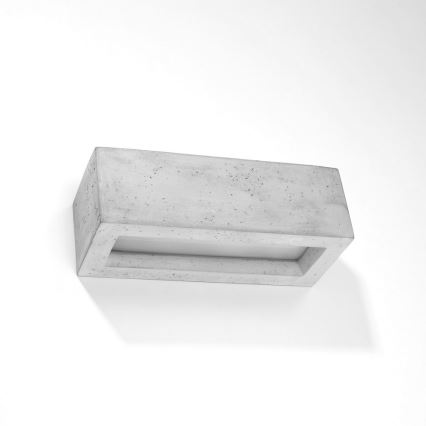 Iluminação de parede VEGA 1xE27/60W/230V 30 cm betão