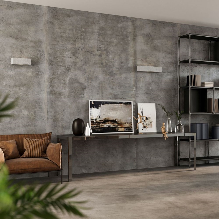 Iluminação de parede VEGA 2xE27/60W/230V 50 cm betão