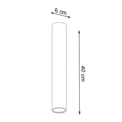 Foco LAGOS 1xGU10/10W/230V 40 cm branco