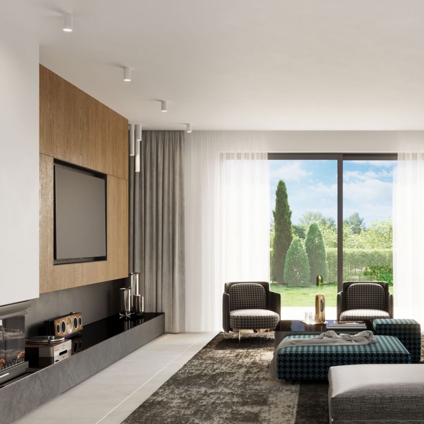 Foco LAGOS 1xGU10/10W/230V 60 cm branco