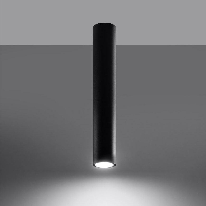 Foco LAGOS 1xGU10/10W/230V 40 cm preto