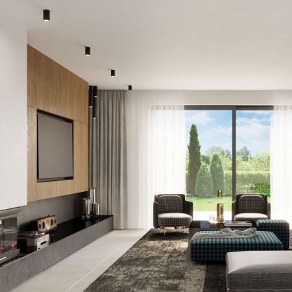 Foco LAGOS 1xGU10/10W/230V 60 cm preto