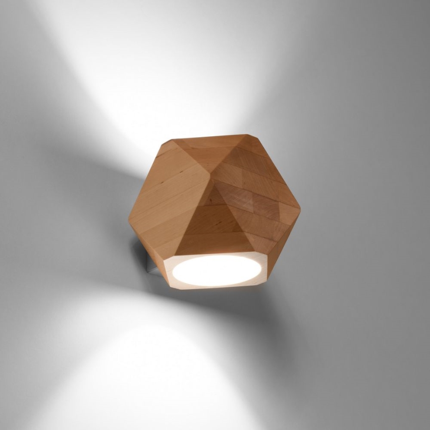 Iluminação de parede WOODY 1xG9/40W/230V carvalho