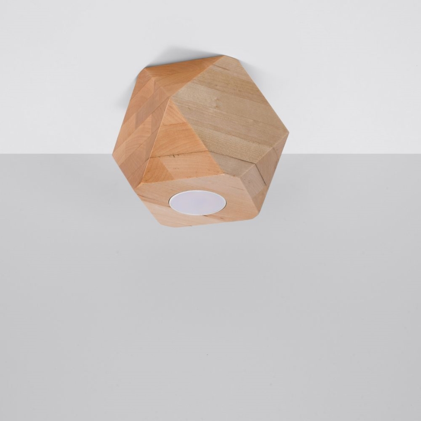 Iluminação de teto WOODY 1xGU10/40W/230V carvalho