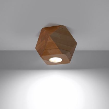Iluminação de teto WOODY 1xGU10/40W/230V carvalho