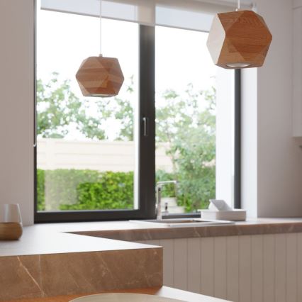 Iluminação de teto WOODY 3xGU10/40W/230V carvalho