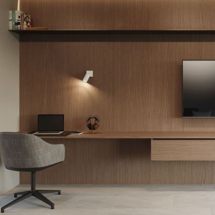 Foco de parede RING 1xGU10/10W/230V branco