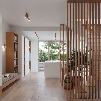 Foco ZEKE 6xGU10/40W/230V carvalho