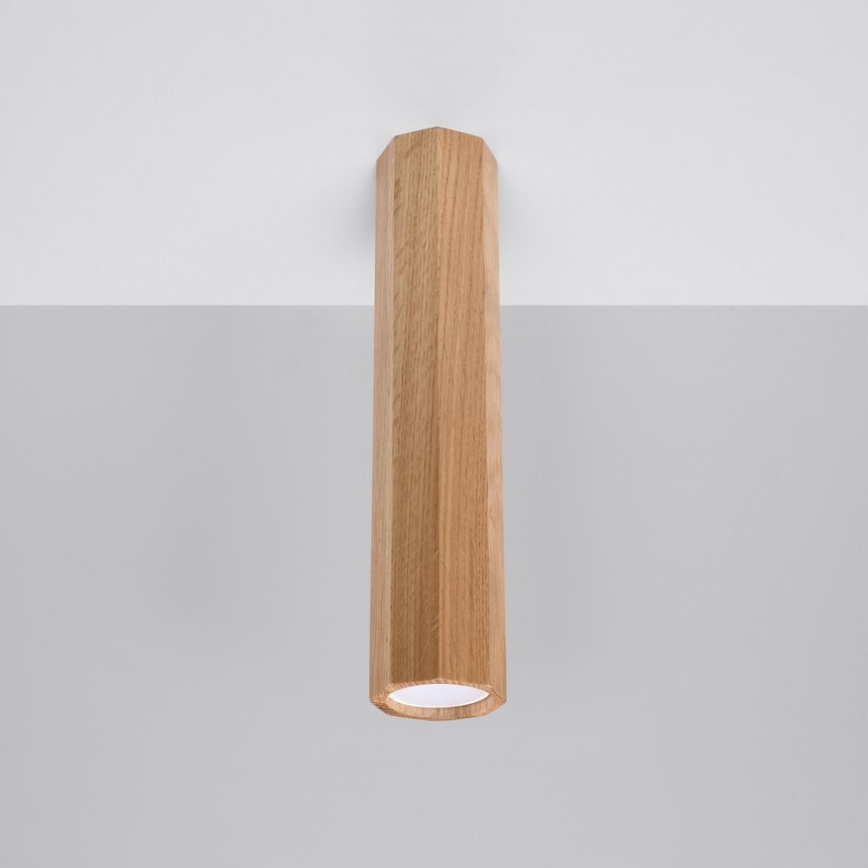 Foco ZEKE 1xGU10/40W/230V 30 cm carvalho