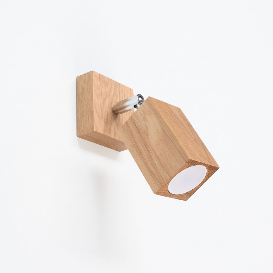 Foco de parede KEKE 1xGU10/40W/230V carvalho