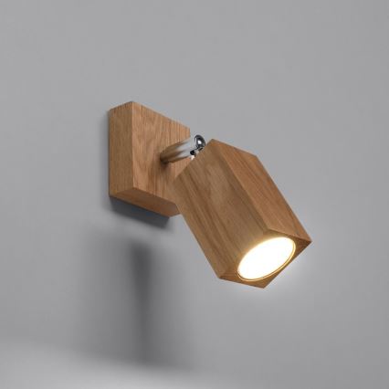 Foco de parede KEKE 1xGU10/40W/230V carvalho