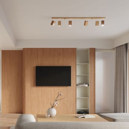 Foco KEKE 3xGU10/40W/230V carvalho