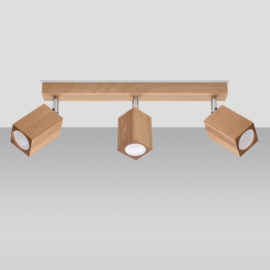 Foco KEKE 3xGU10/40W/230V carvalho