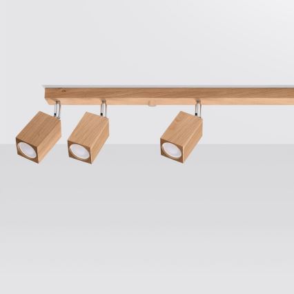 Foco KEKE 6xGU10/40W/230V carvalho