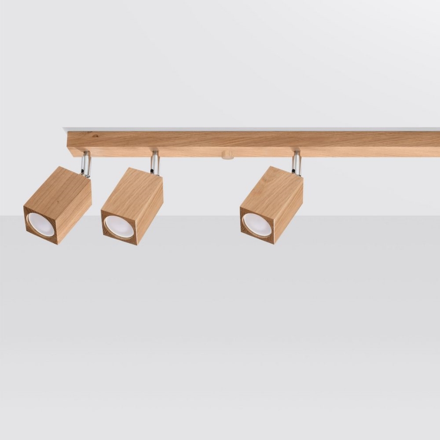 Foco KEKE 6xGU10/40W/230V carvalho