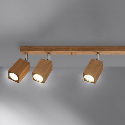 Foco KEKE 6xGU10/40W/230V carvalho