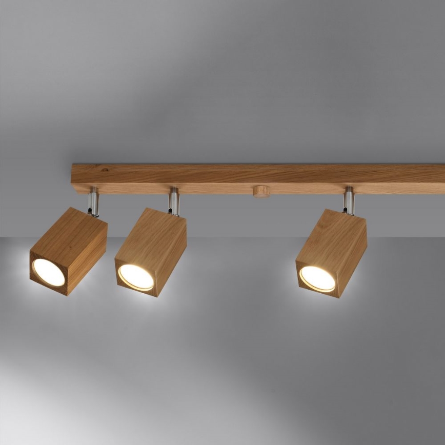 Foco KEKE 6xGU10/40W/230V carvalho