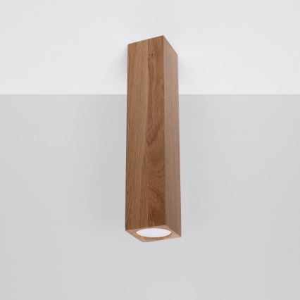 Foco KEKE 1xGU10/40W/230V 30 cm carvalho