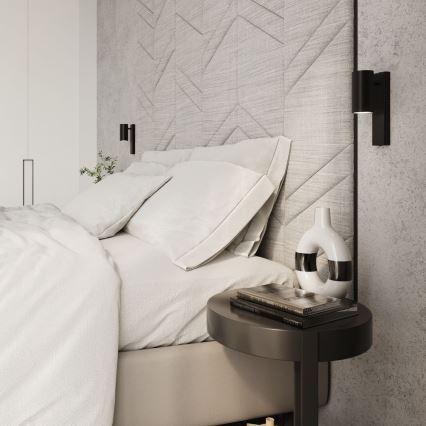 Iluminação de parede UTTI 1xGU10/40W/230V preta