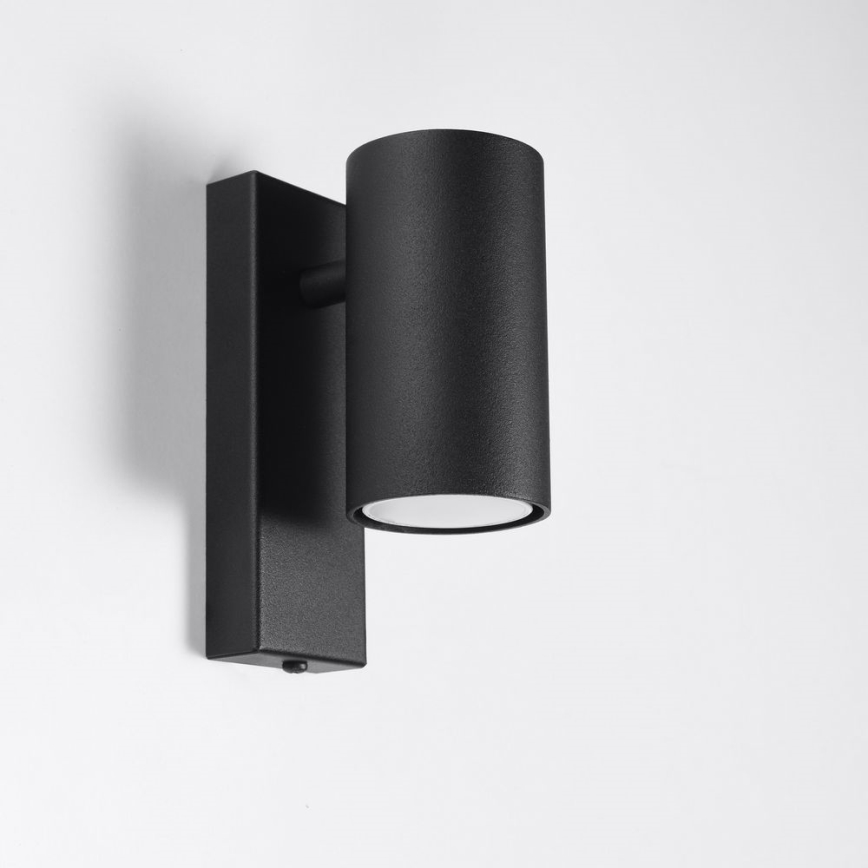 Iluminação de parede UTTI 1xGU10/40W/230V preta