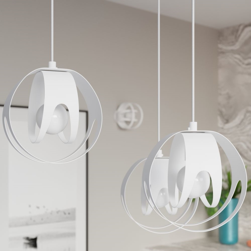 Candelabro montado à superfície TULOS 1xE27/60W/230V branco