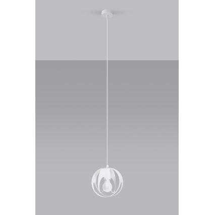Candelabro suspenso TULOS 1xE27/60W/230V branco