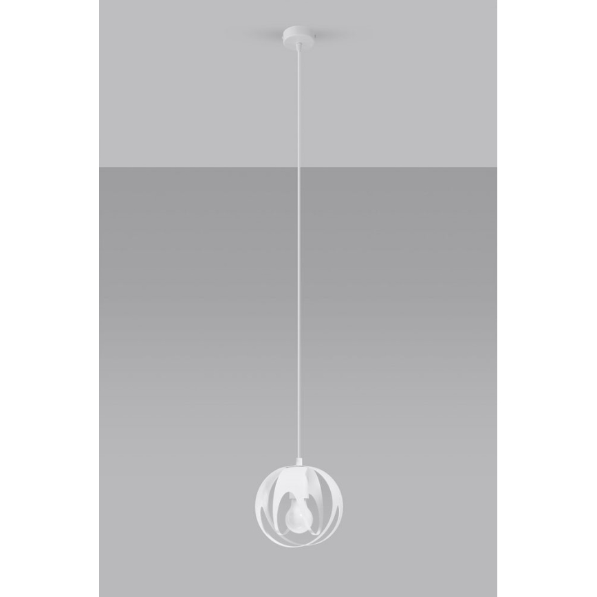 Candelabro suspenso TULOS 1xE27/60W/230V branco