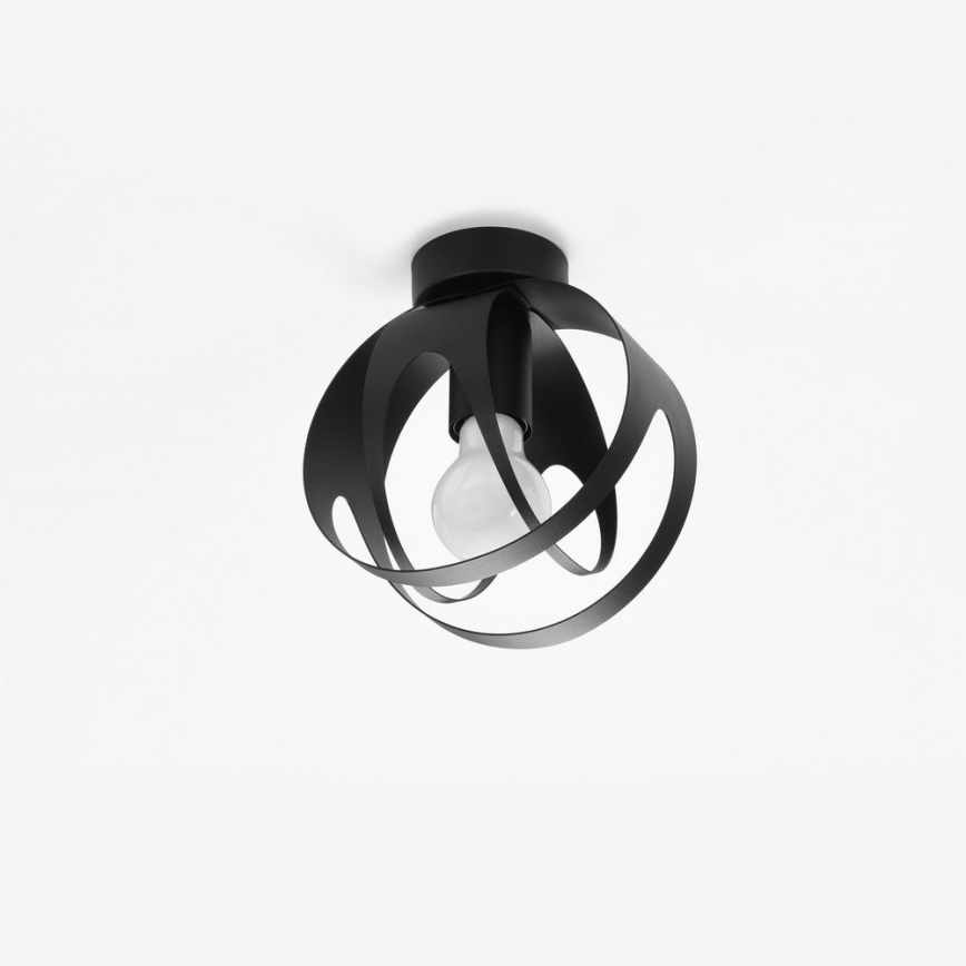 Candelabro montado à superfície TULOS 1xE27/60W/230V preto