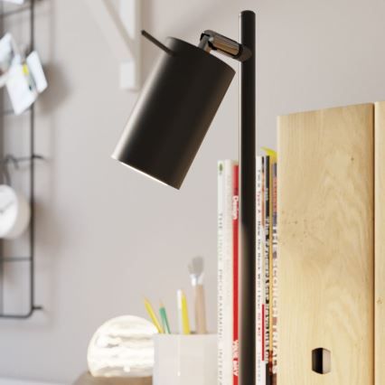 Candeeiro de mesa RING 1xGU10/10W/230V preto