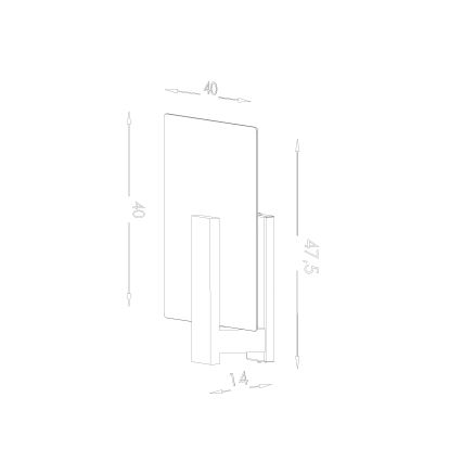 Candeeiro de tecto LAPPO 2xE27/15W/230V branco