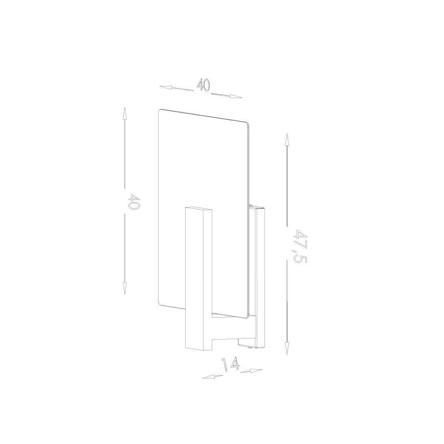 Candeeiro de tecto LAPPO 2xE27/15W/230V branco