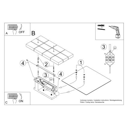 Candeeiro de tecto LAPPO 2xE27/15W/230V branco