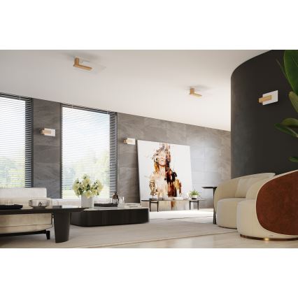 Candeeiro de tecto LAPPO 2xE27/15W/230V bege