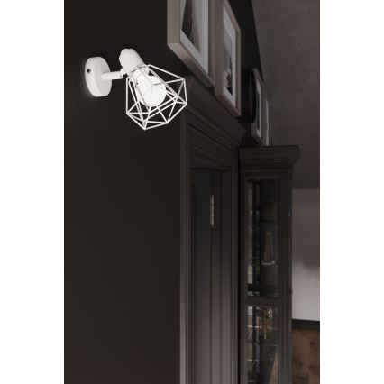 Luminária de parede ARTEMIS 1xE14/40W/230V branca