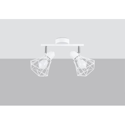 Luminária de teto ARTEMIS 2xE14/40W/230V branca