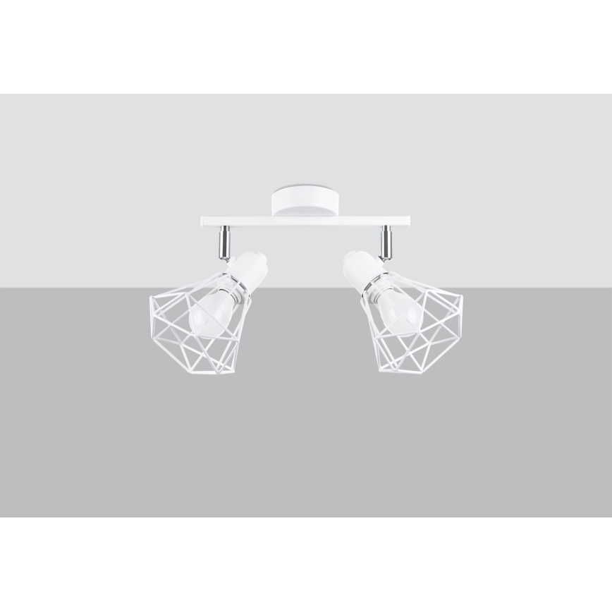 Luminária de teto ARTEMIS 2xE14/40W/230V branca