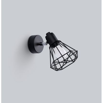 Luminária de parede ARTEMIS 1xE14/40W/230V preta