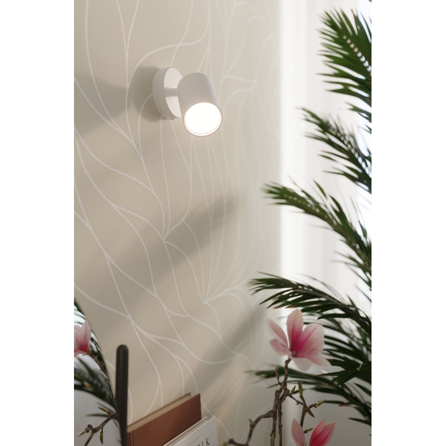 Luminária de parede direcionável LEMMI 1xGU10/40W/230V branco